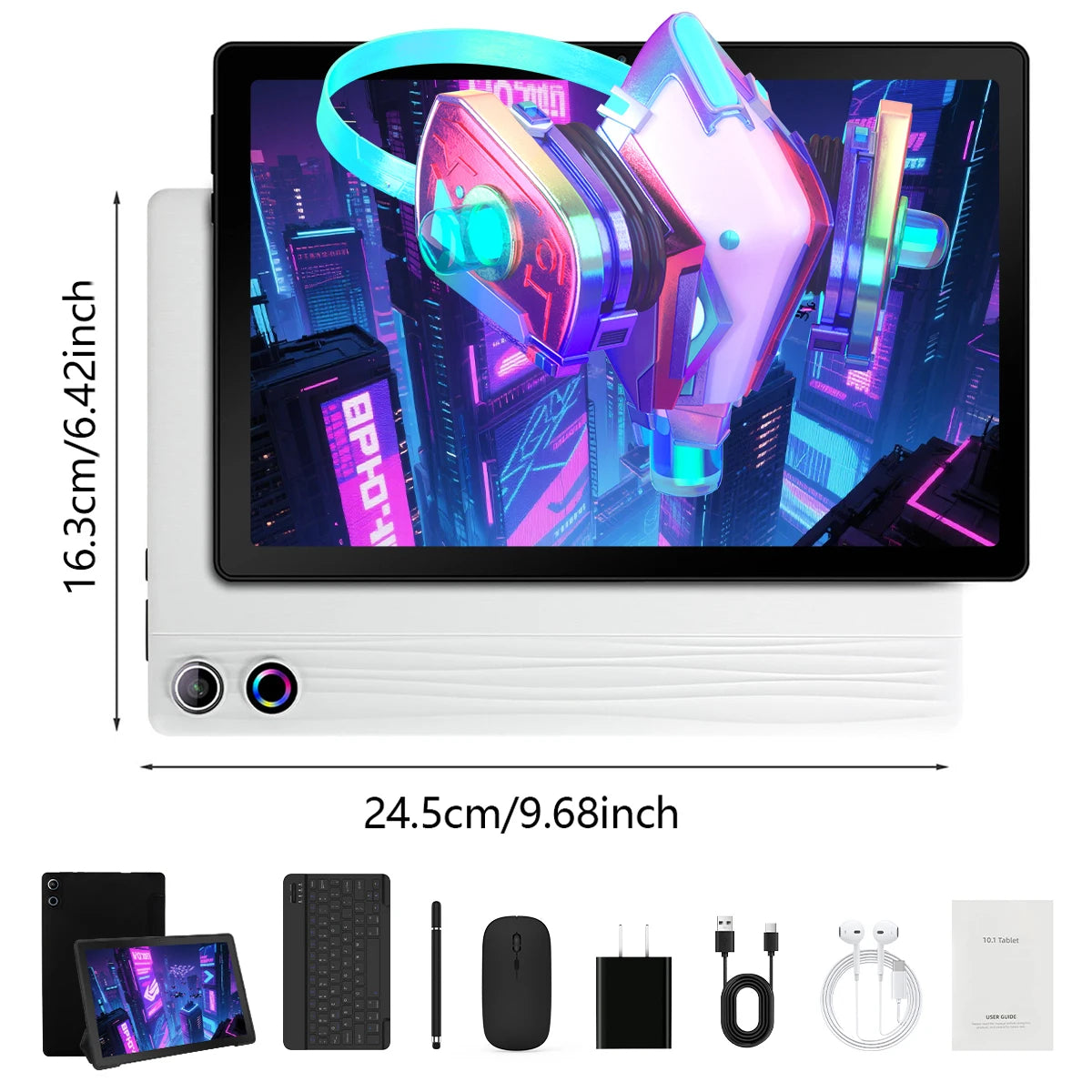 AEEZO-US Android 14 Tablet 12GB RAM 64GB ROM Face Unlock