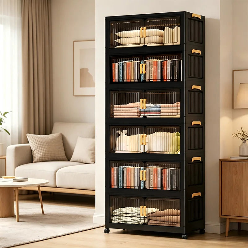 Onenoble 19 7 Inch Large Capacity Foldable Storage Cabinet