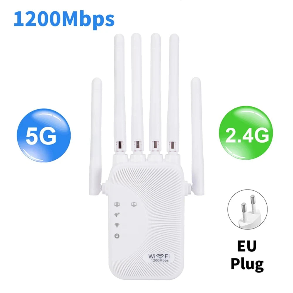 Dual Band WiFi Repeater 2.4 GHz And 5 GHz Extender