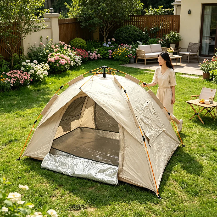 Instant Pop Up Camping Tent Waterproof Portable Mesh Design