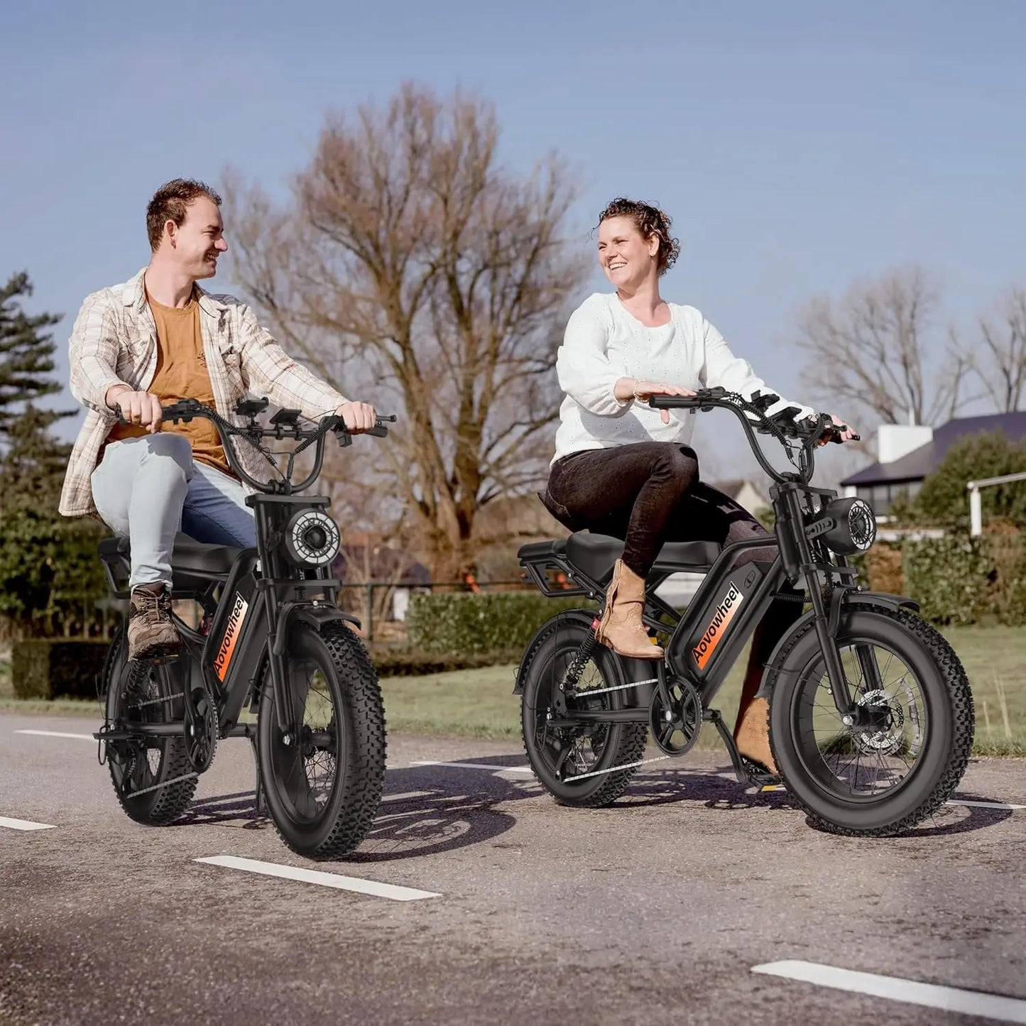 AOVOWHEEL AW2PRO Electric Fat Tire Bike 1500W 31MPH