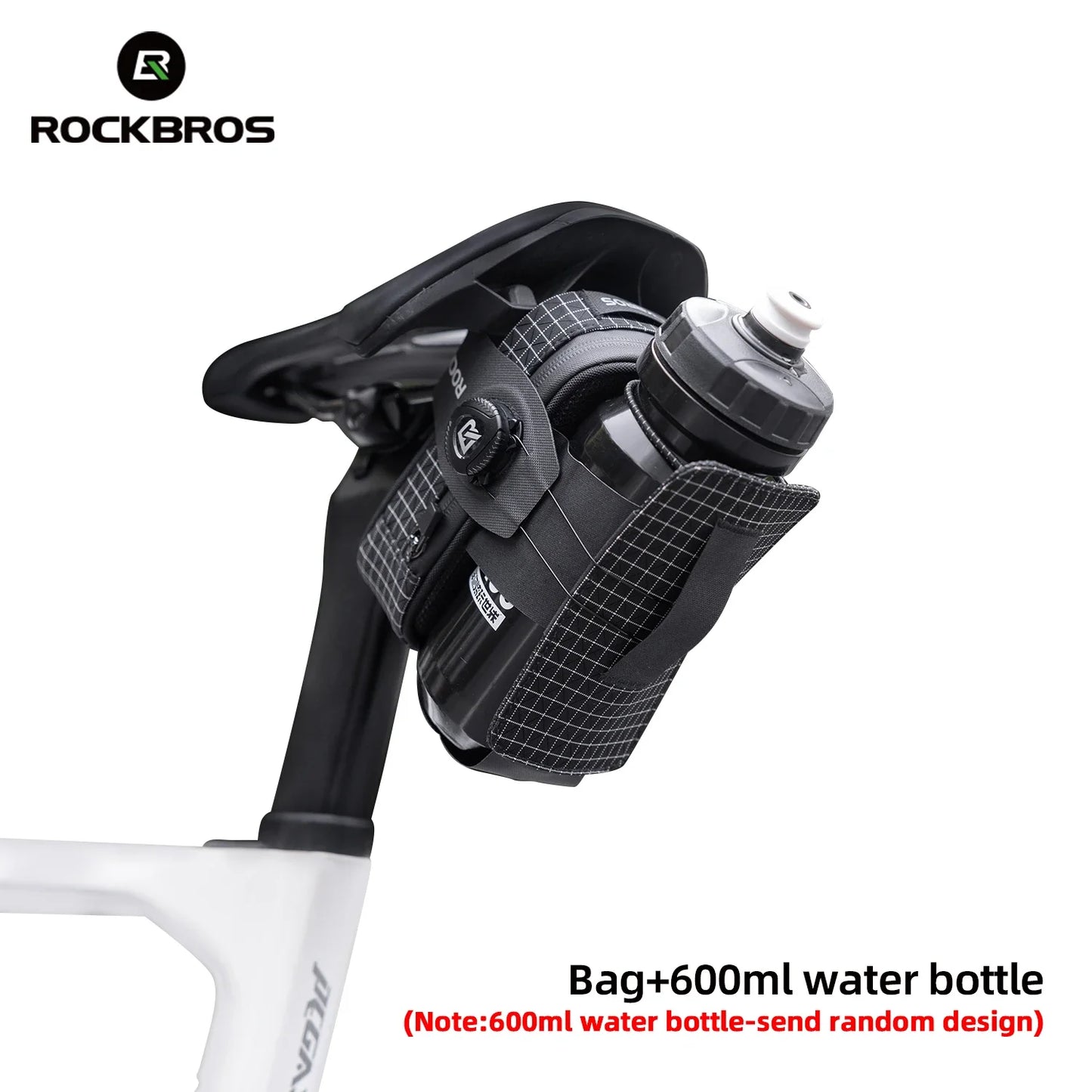 ROCKBROS Bicycle Multifunctional Tail Bag With Water Bottle Holder