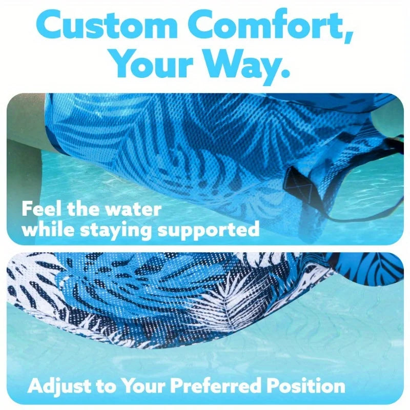 JOYFY Leaf Floating Pool Chair For Adults Inflatable Pool Float