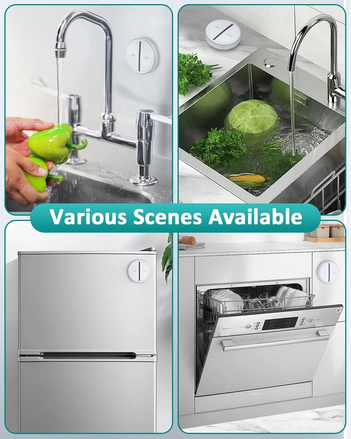 Garbage Disposal Air Switch With RF Range Magnetic Base Plug