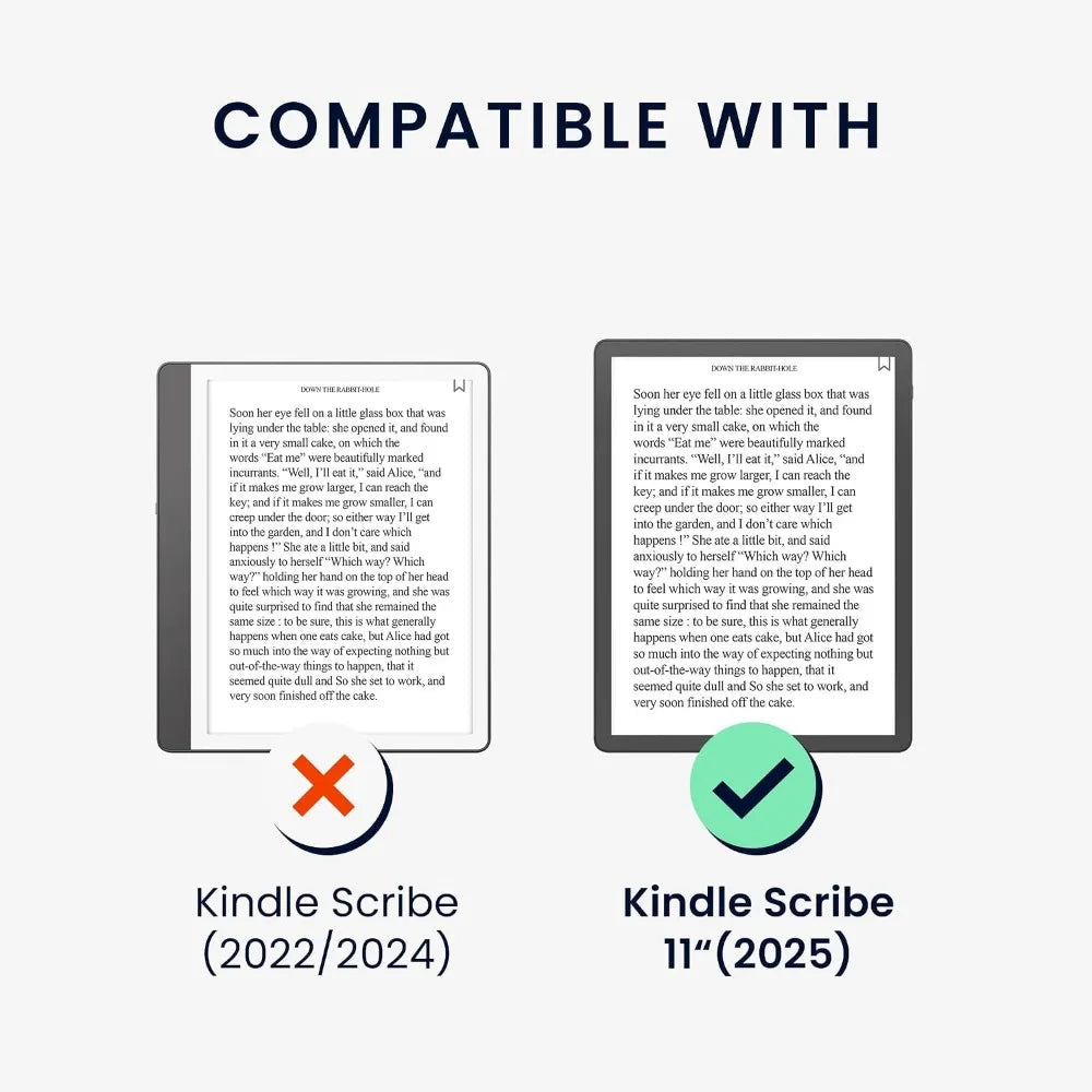 Kindle Scribe Ereader Cover With Girl And Books Design