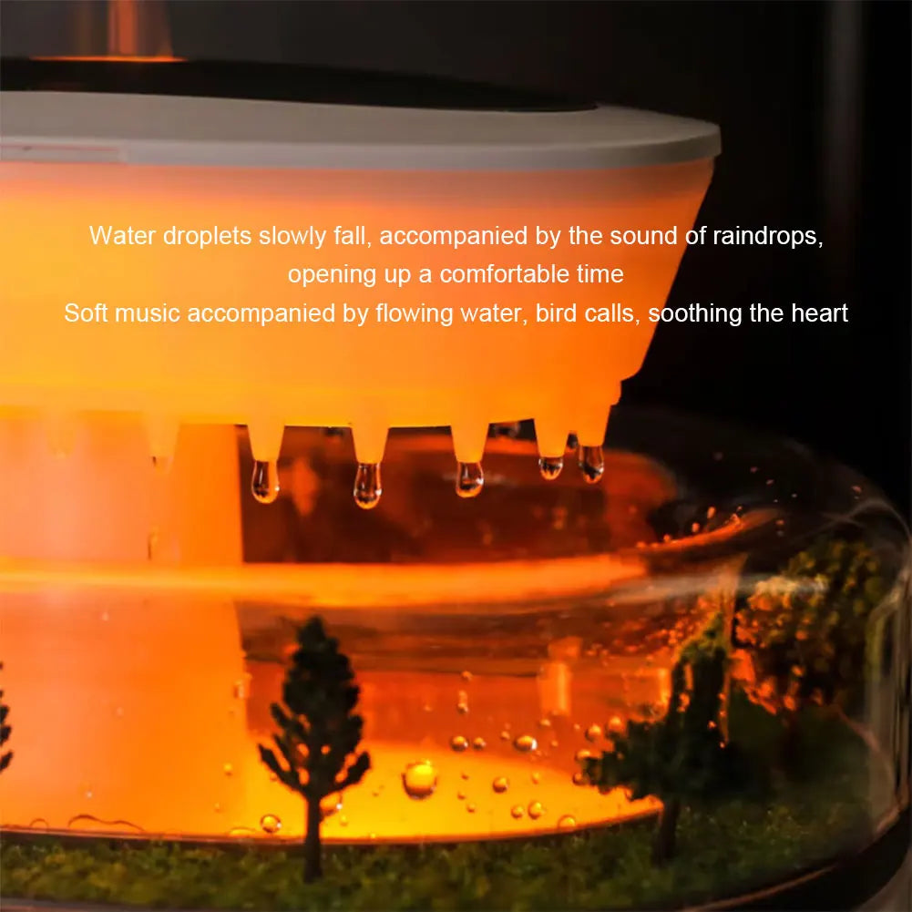 Shunmaii RainCloud Ultrasonic Aroma Humidifier With Colorful Light
