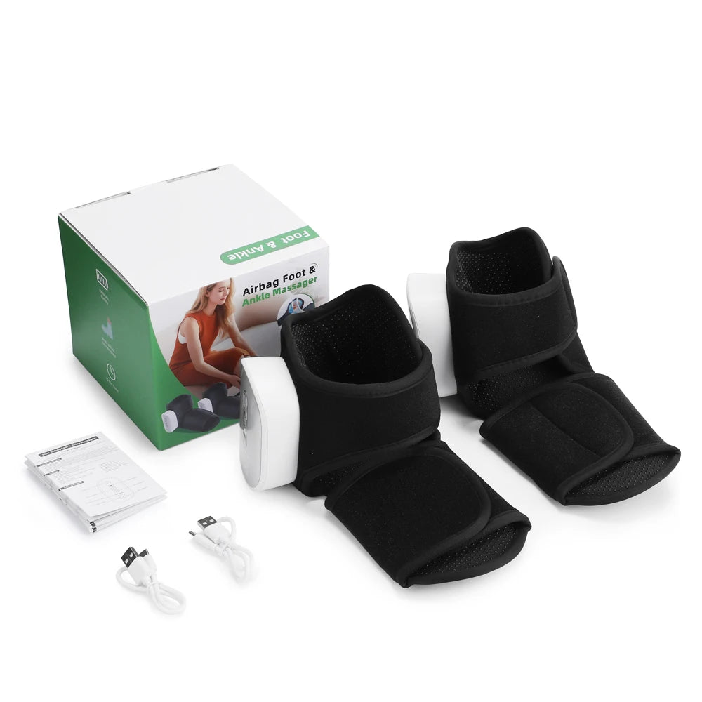 PASTSKY Cordless Electric Foot Massager With Air Compression And Heat