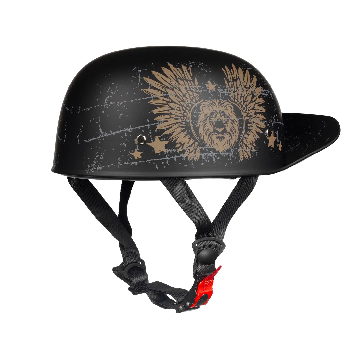Crown Racing Half Helmet Open Face Streetbike DOT Certified