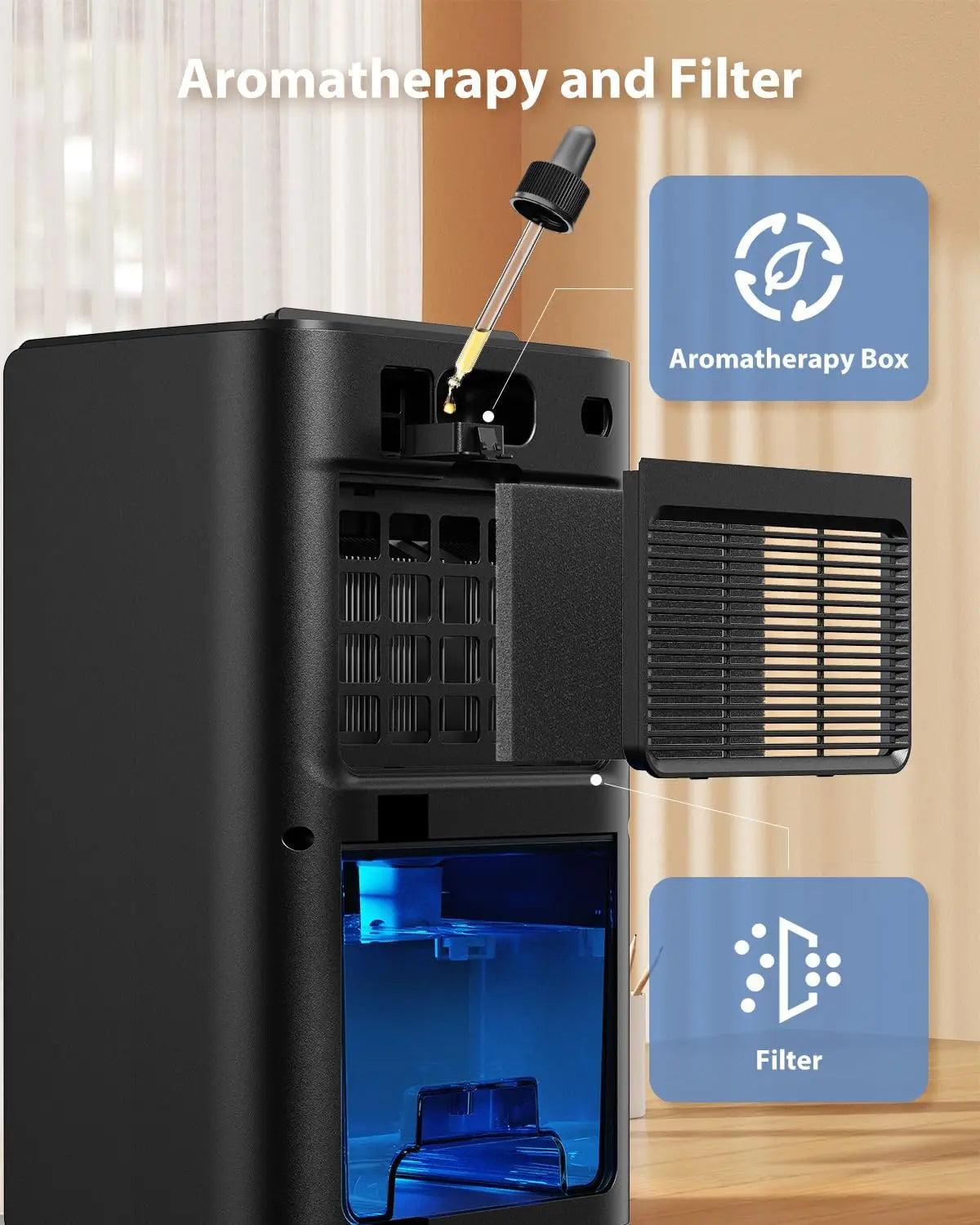 XMSJ Dehumidifier With Auto Shutoff, Timer, Sleep Mode Drain Hose