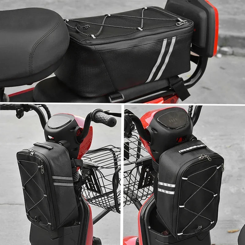 Bike Trunk Bag Water Resistant Rear Bag For MTB RainCover