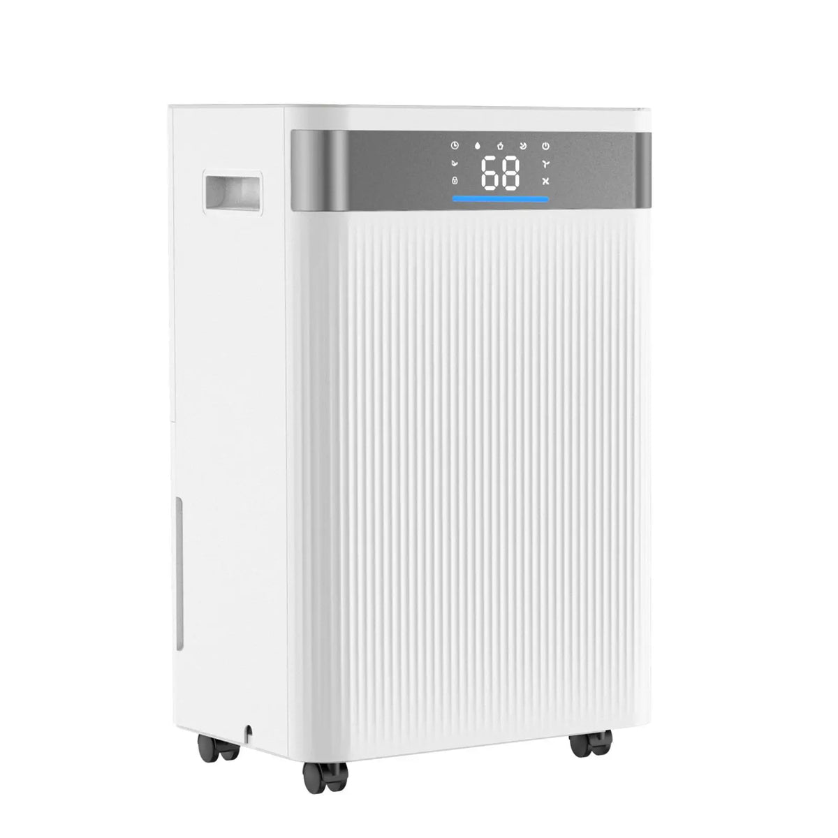 52 Pints Dehumidifier for Home & Basement, Drain Hose for Commercial & Industrial Use, Smart Humidity Control, Low Noise for Large Rooms, Warehouses, Bedrooms & Storage, Large Coverage,White