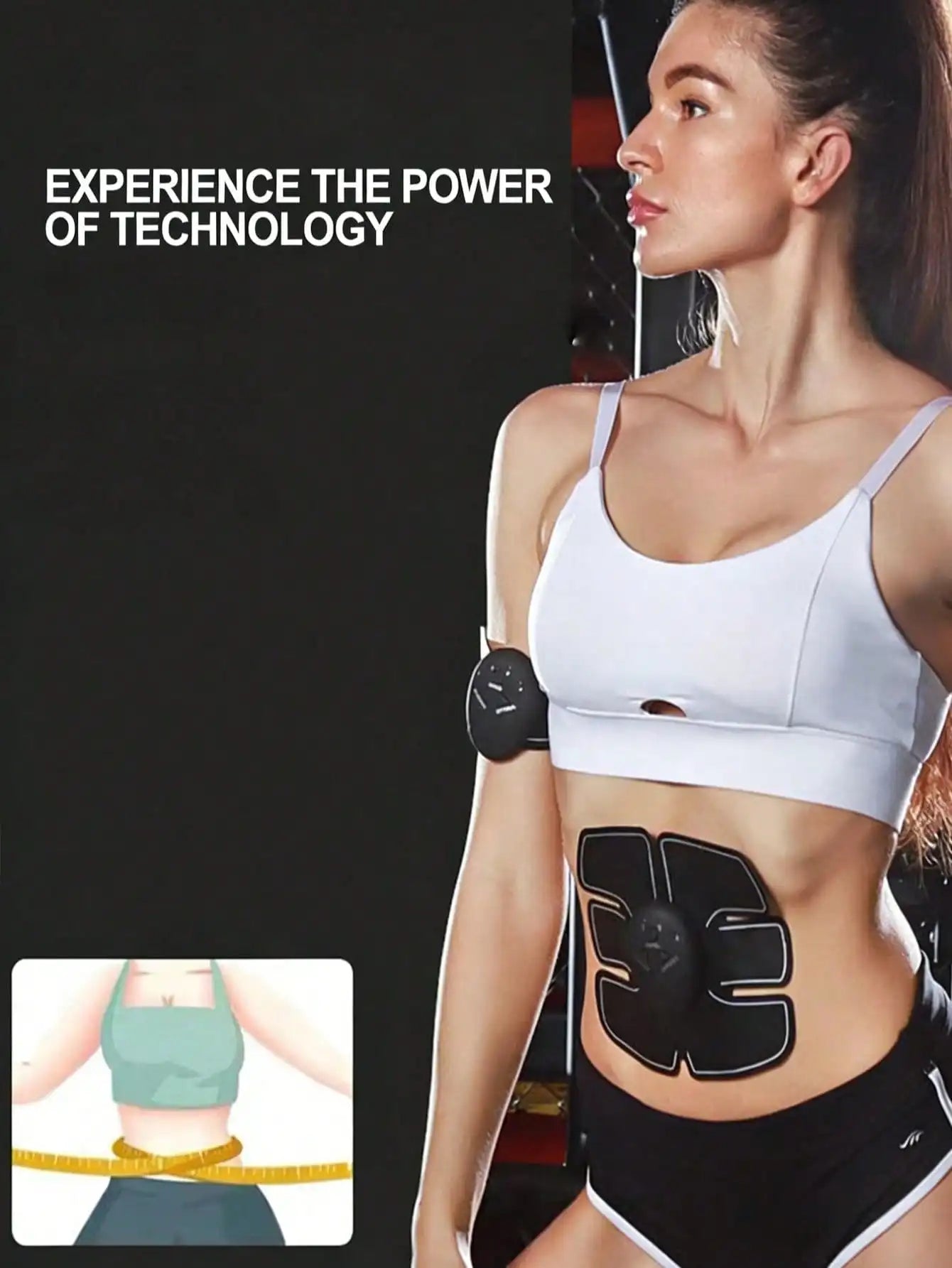 EMS Muscle Stimulator Abdominal Trainer and Buttocks Fitness Massager