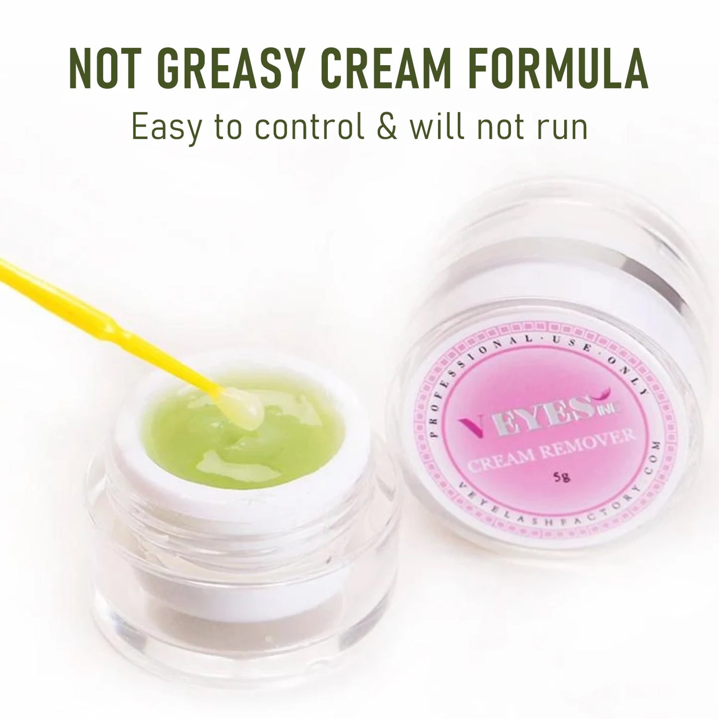 Veyes Inc Eyelash Extensions Cream Remover Aloe Ingredients