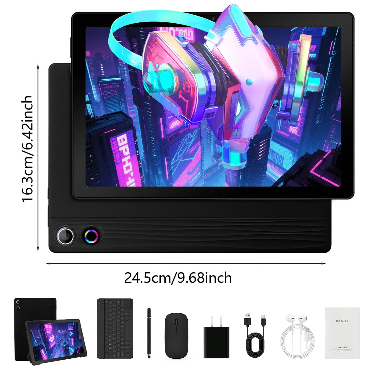 AEEZO-US Android 14 Tablet 12GB RAM 64GB ROM Face Unlock