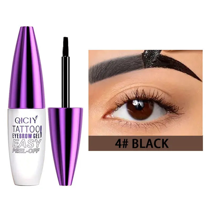 Long Lasting Eyebrow Gel Tattoo Easy Peel Off Waterproof
