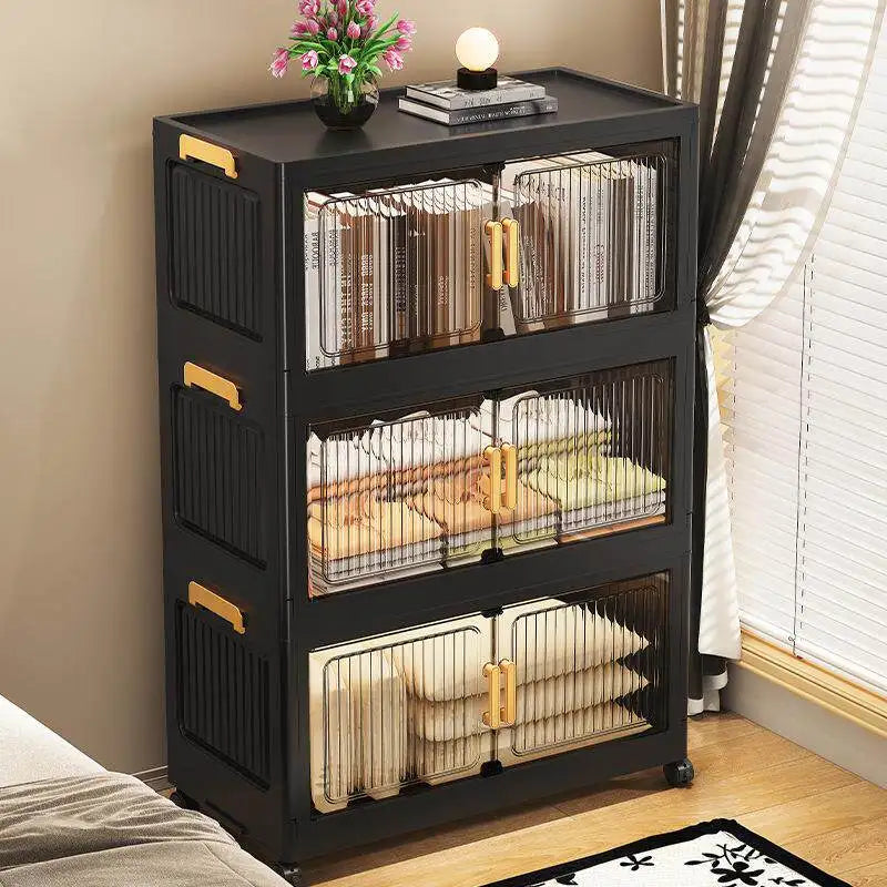 Onenoble 19 7 Inch Large Capacity Foldable Storage Cabinet