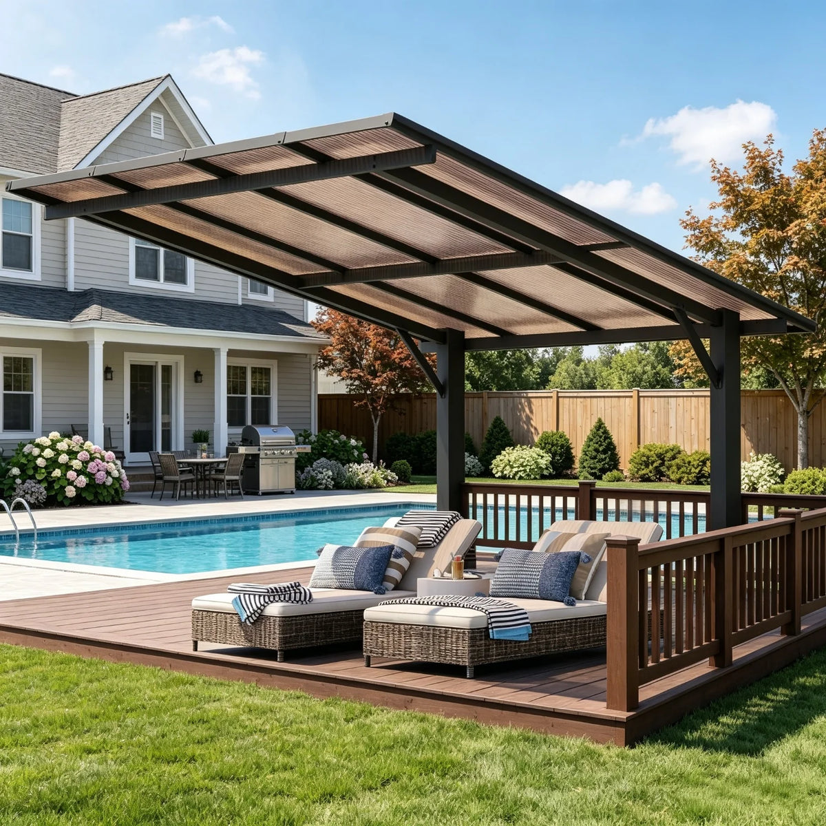 Nordivale Hardtop Metal Gazebo Outdoor Patio Shelter