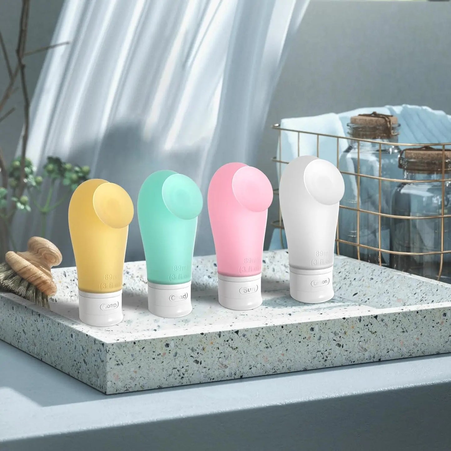 Leak-Proof Travel Bottles Set, TSA Approved Toiletries Kit