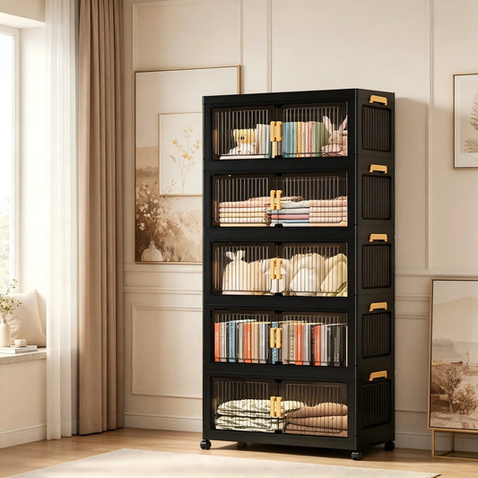 Onenoble 19 7 Inch Large Capacity Foldable Storage Cabinet