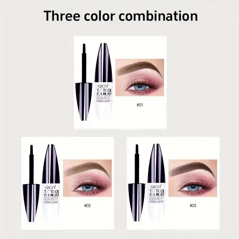 Long Lasting Eyebrow Gel Tattoo Easy Peel Off Waterproof