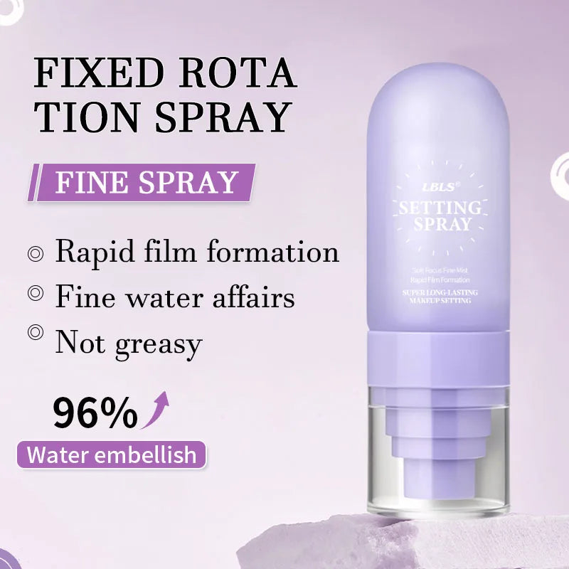 24-Hour Long Lasting Setting Spray, Makeup Setting Spray 55ml, Hydrating Moisturizing Long Lasting Fixing Spray, Gentle No Irritation Makeup Fixer For All Skin Types.