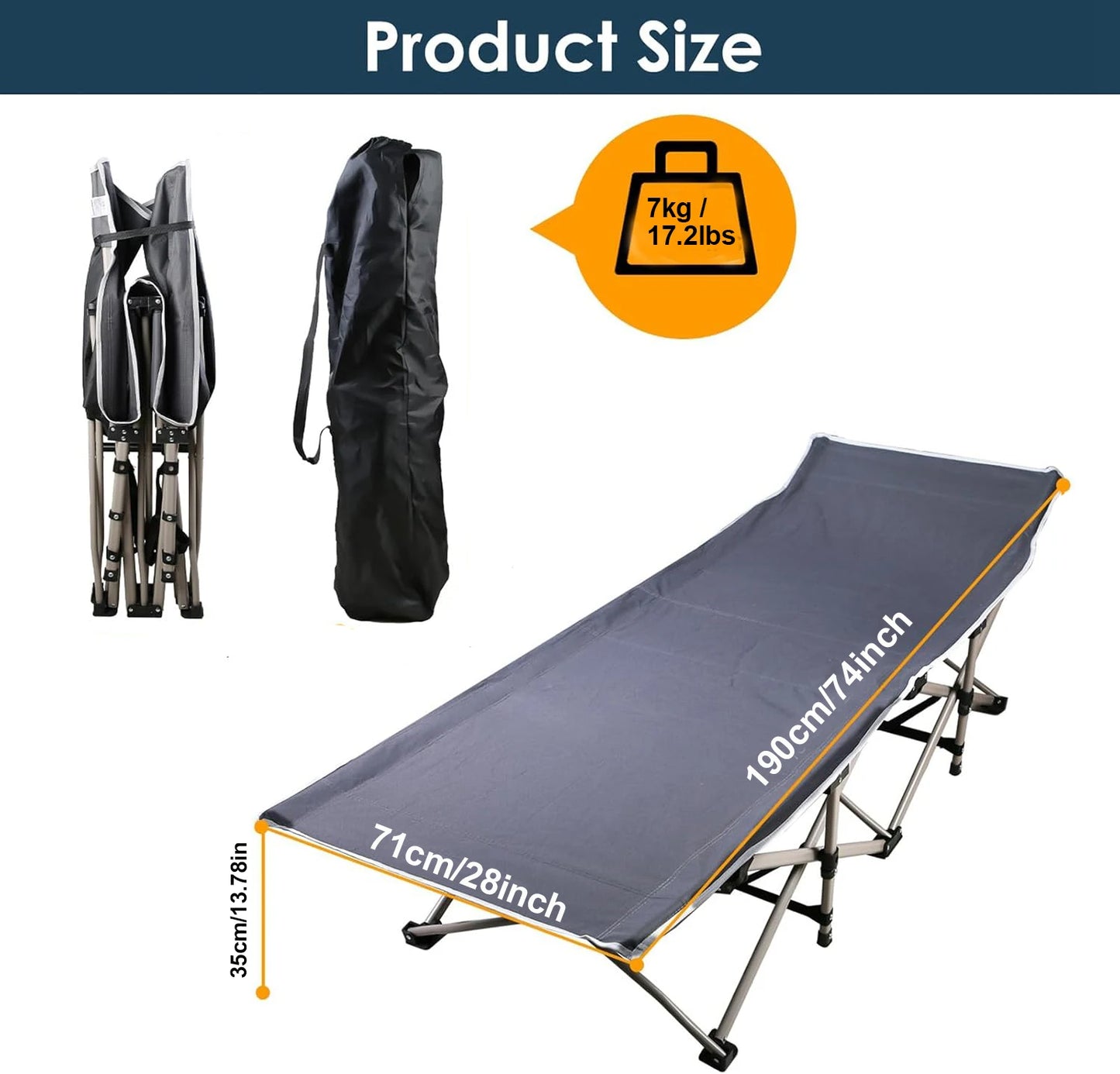 Foldable Portable Outdoor Garden Lounge Chair With Pearl Foam Mattress