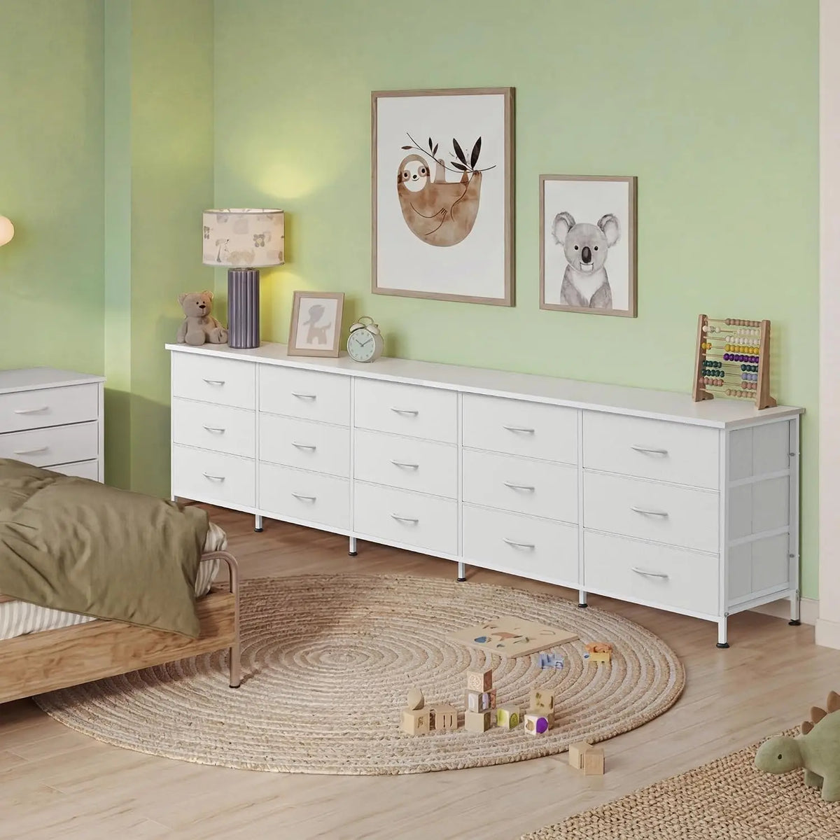 GALAXHERO Modern TV Stand Cabinet With Ample Drawer Storage