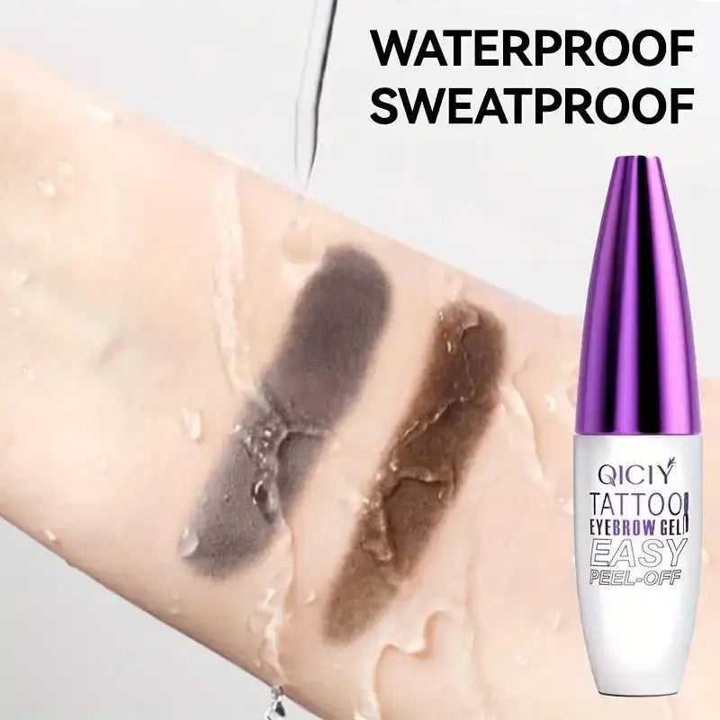 Long Lasting Eyebrow Gel Tattoo Easy Peel Off Waterproof