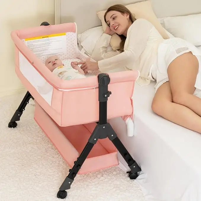3-In-1 Baby Bassinet Bedside Sleeper Cradle For Newborns