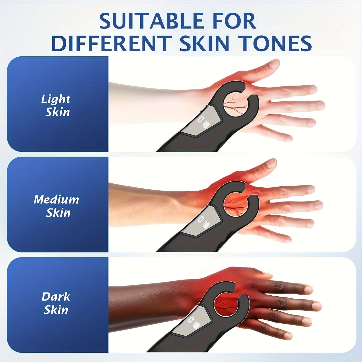 Jitesy Infrared Vein Locator Rechargeable 18 LED Vein Finder