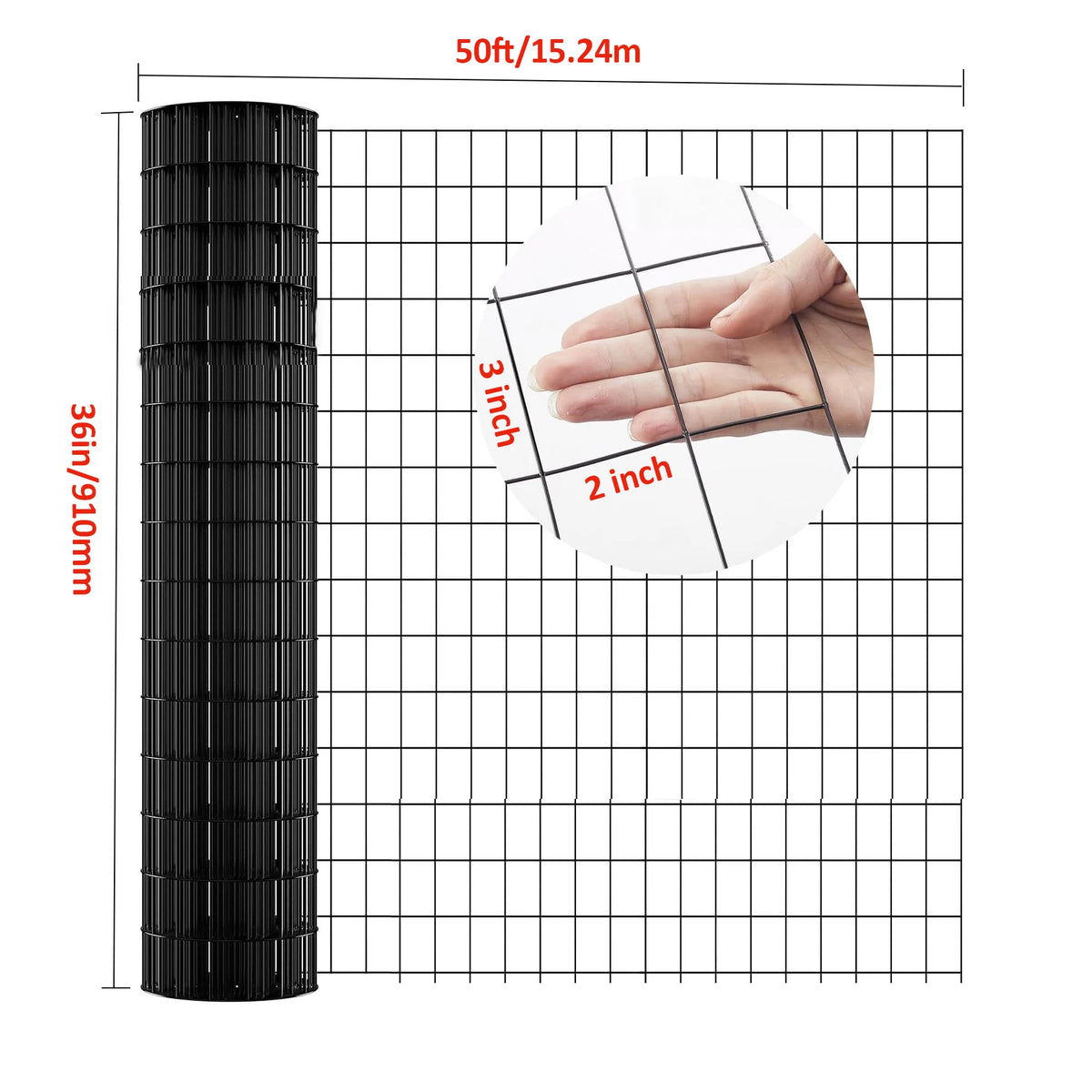 Heavy Duty Galvanized Welded Wire Mesh For Fencing Projects