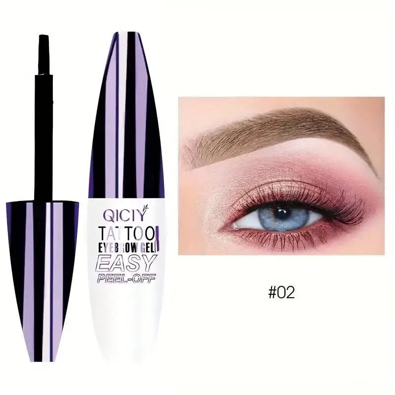 Long Lasting Eyebrow Gel Tattoo Easy Peel Off Waterproof