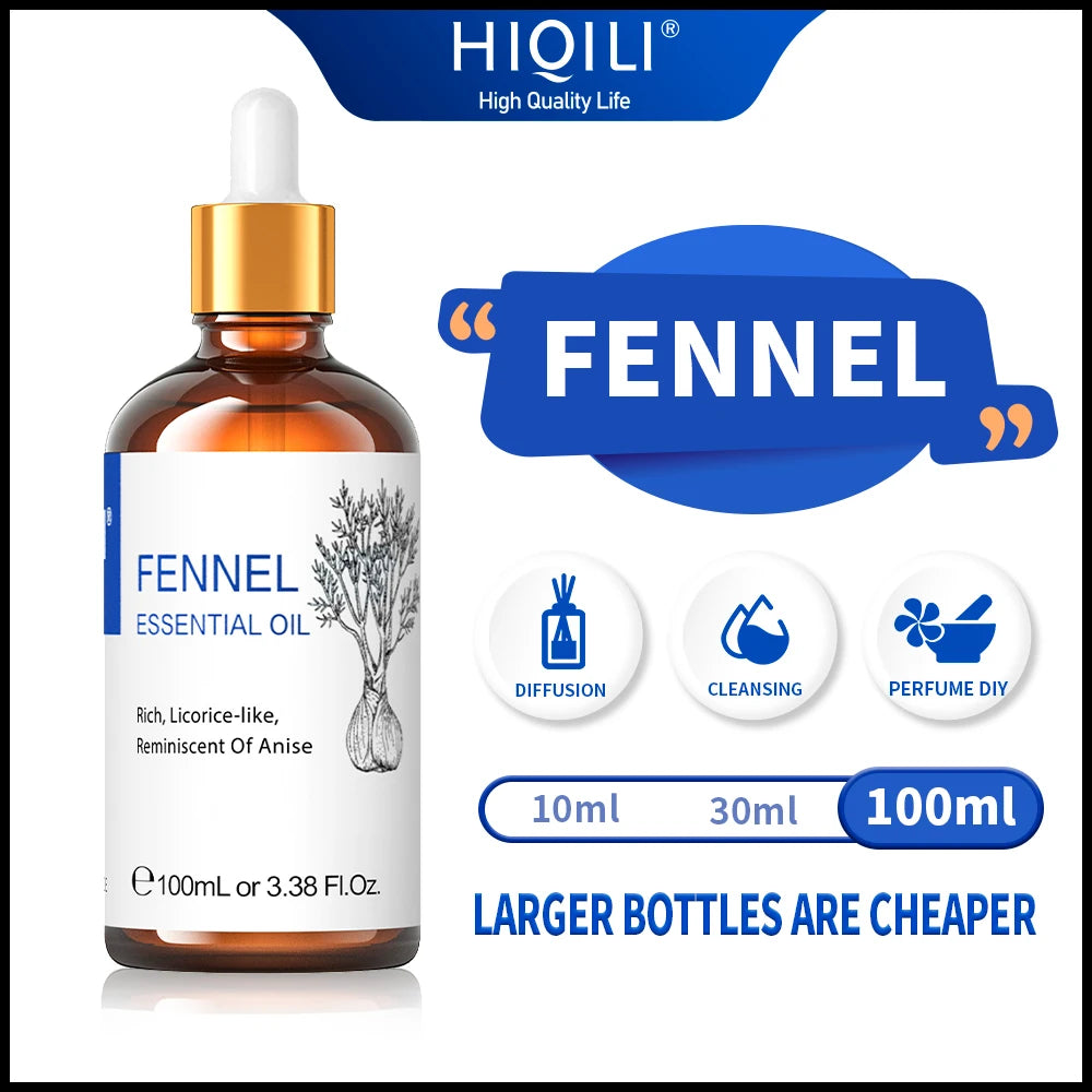 HIQILI Neroli Vanilla Peppermint Rosemary Pure Essential Oils