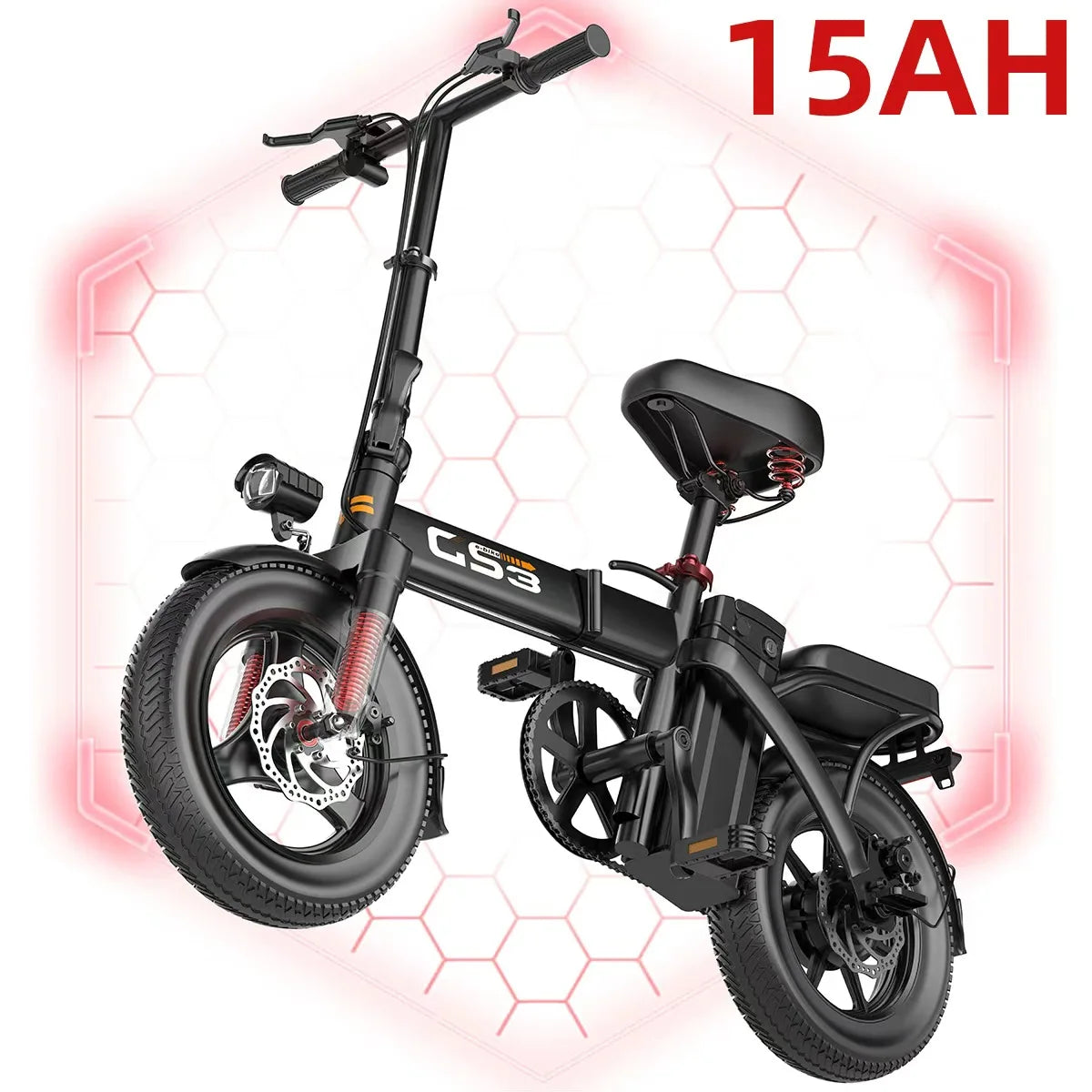 Uplee GS3 Lightweight Folding Electric Bicycle With 500W Motor