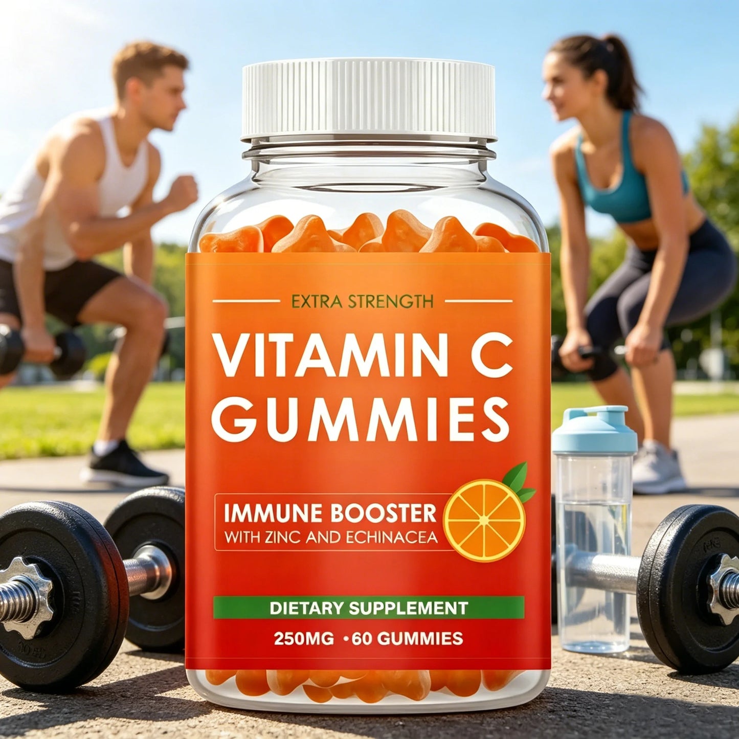 Vitamin C Gummies Immune Support Antioxidant Boost 60 Count
