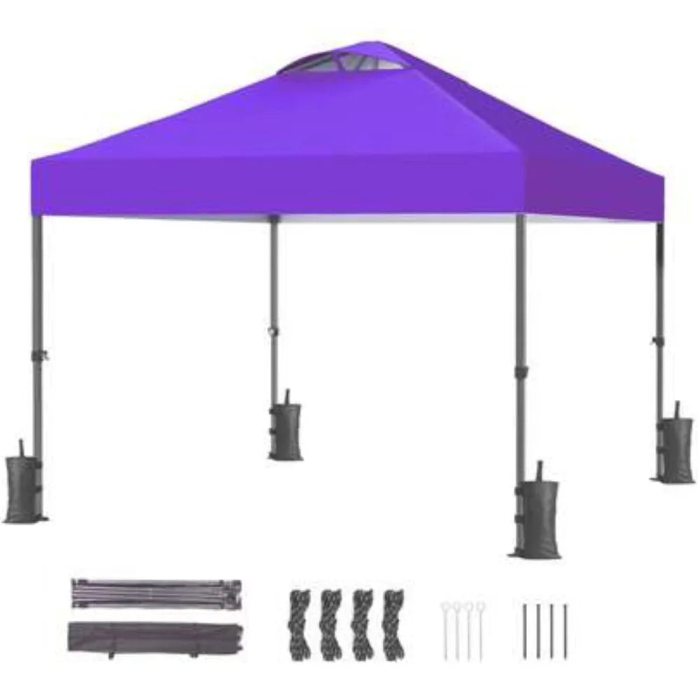 Portable Pop Up Canopy Tent With Instant Setup Carry Bag