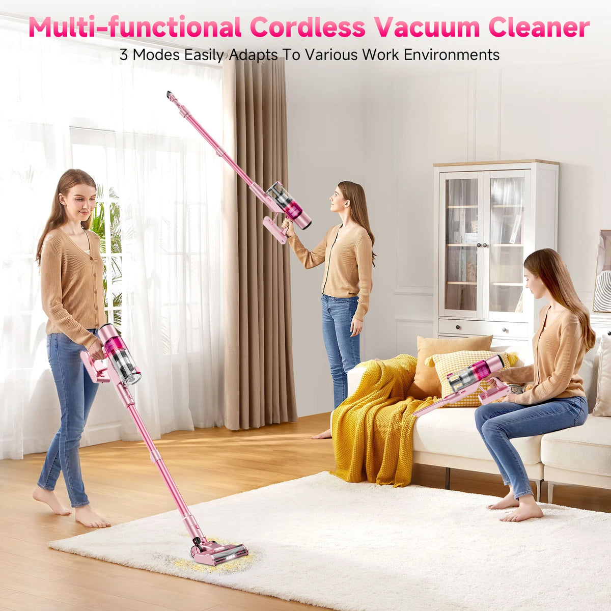 Honki Cordless Vacuum Cleaner With HEPA Filter For Pet Hair