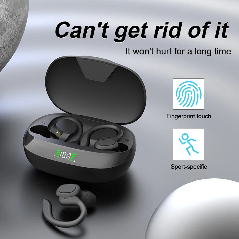 SHUKE Bluetooth Earbuds Wireless Earphones With Mic Earhook Sport