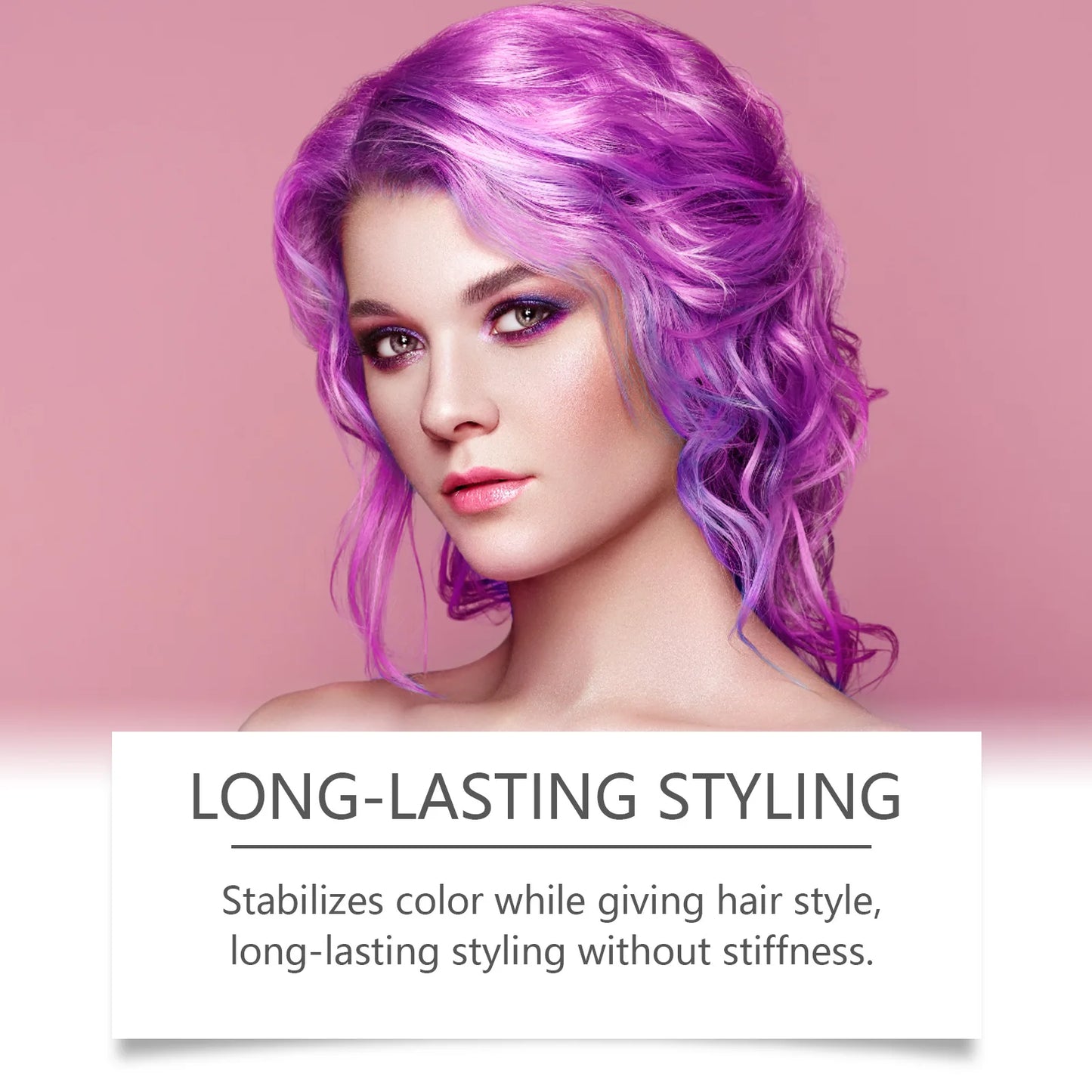 HOEGOA Hair Dye Wax Nourishing Long Lasting Styling Cream