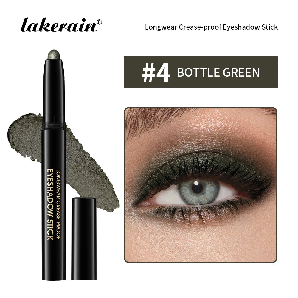 Waterproof Matte Shimmer Eyeshadow Pencil For Liner And Lid