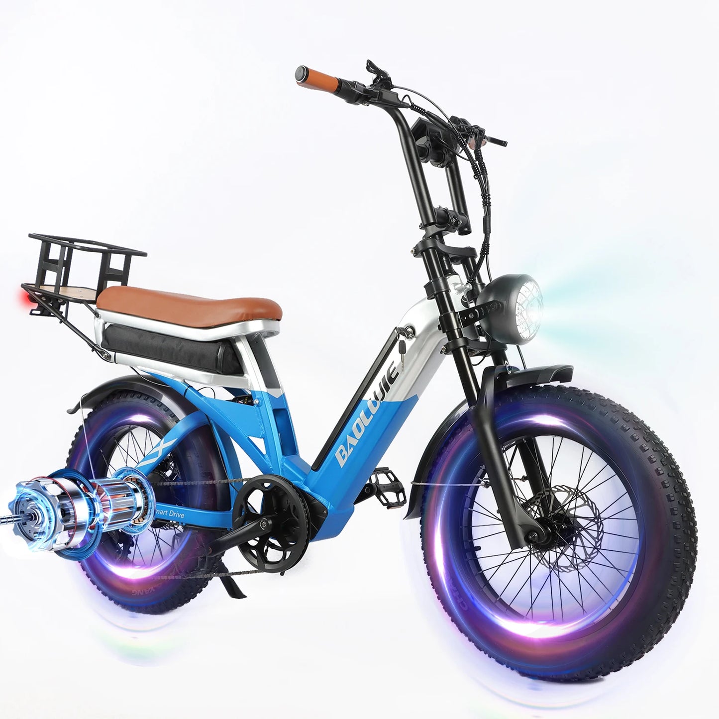 Baolujie DM01 Electric Bicycle 60V 30Ah Battery 42 MPH