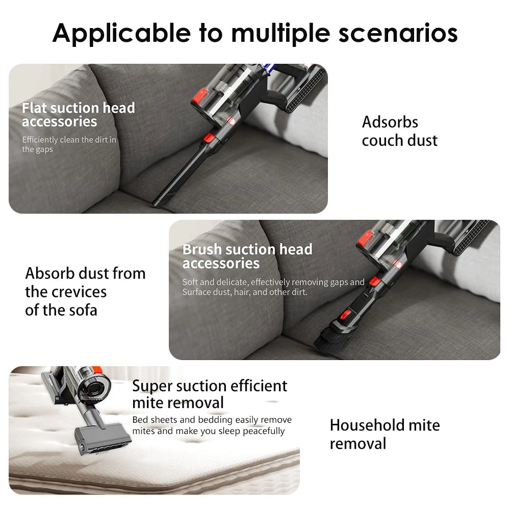 COTIAR V22 Cordless Vacuum Cleaner 650W 55000Pa Handheld