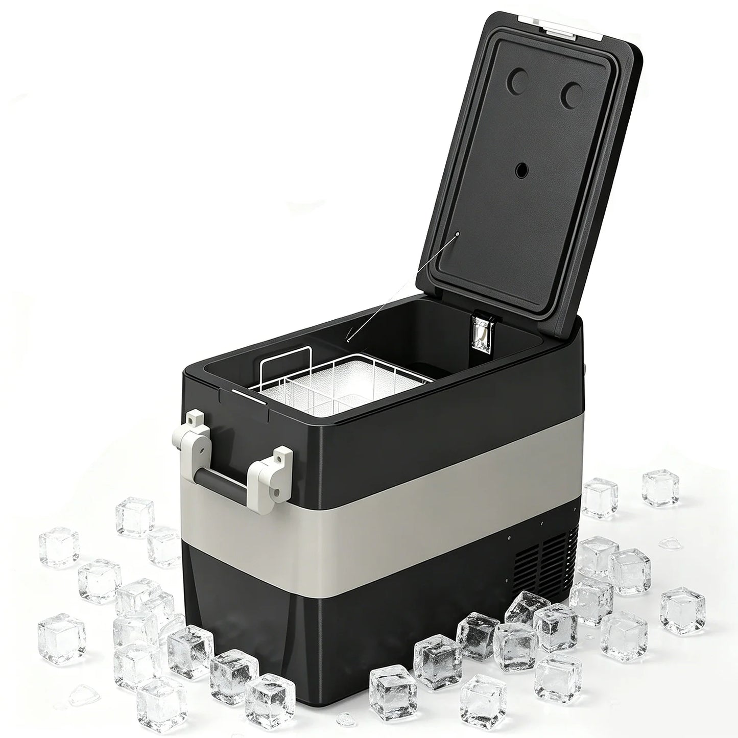 HiMISS 12V Car Refrigerator Portable Fridge Freezer