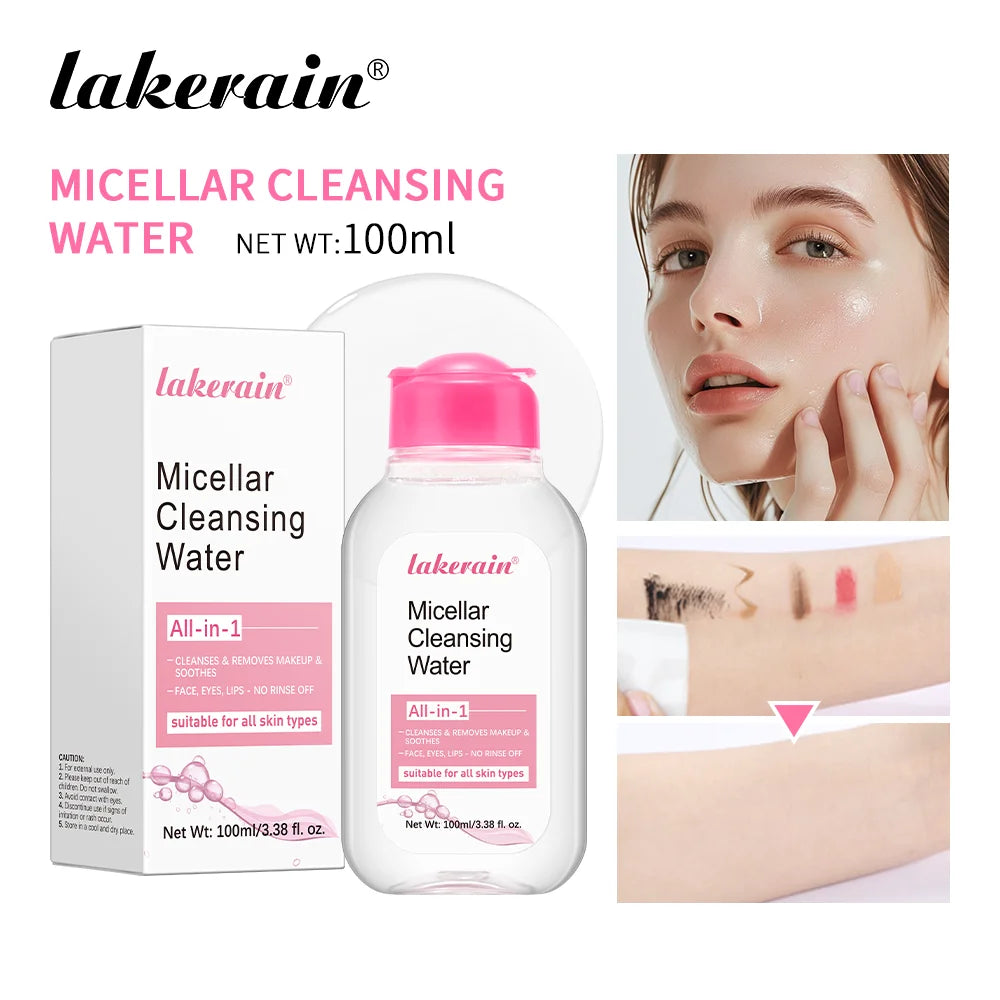 Lakerain Micellar Cleansing Water Makeup Remover For All Skin Types