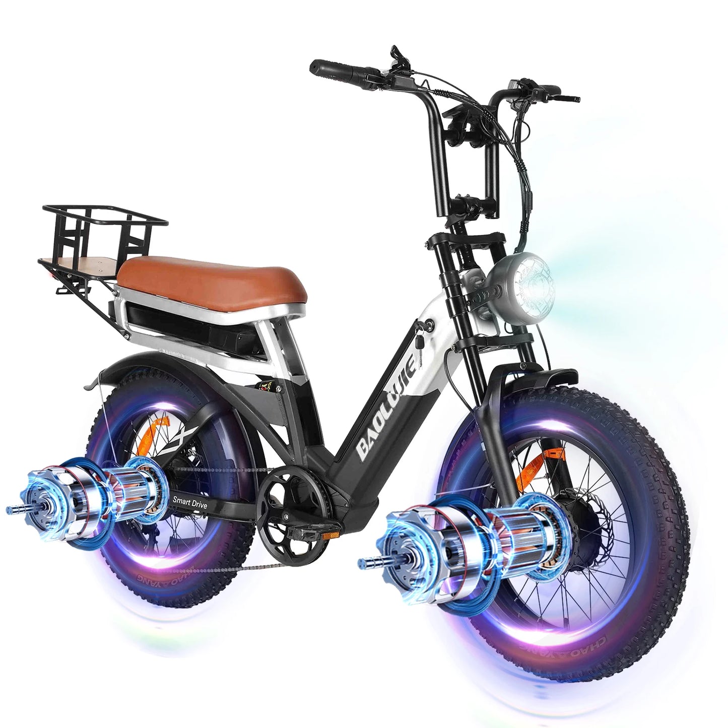 Baolujie DM01 Electric Bicycle 60V 30Ah Battery 42 MPH
