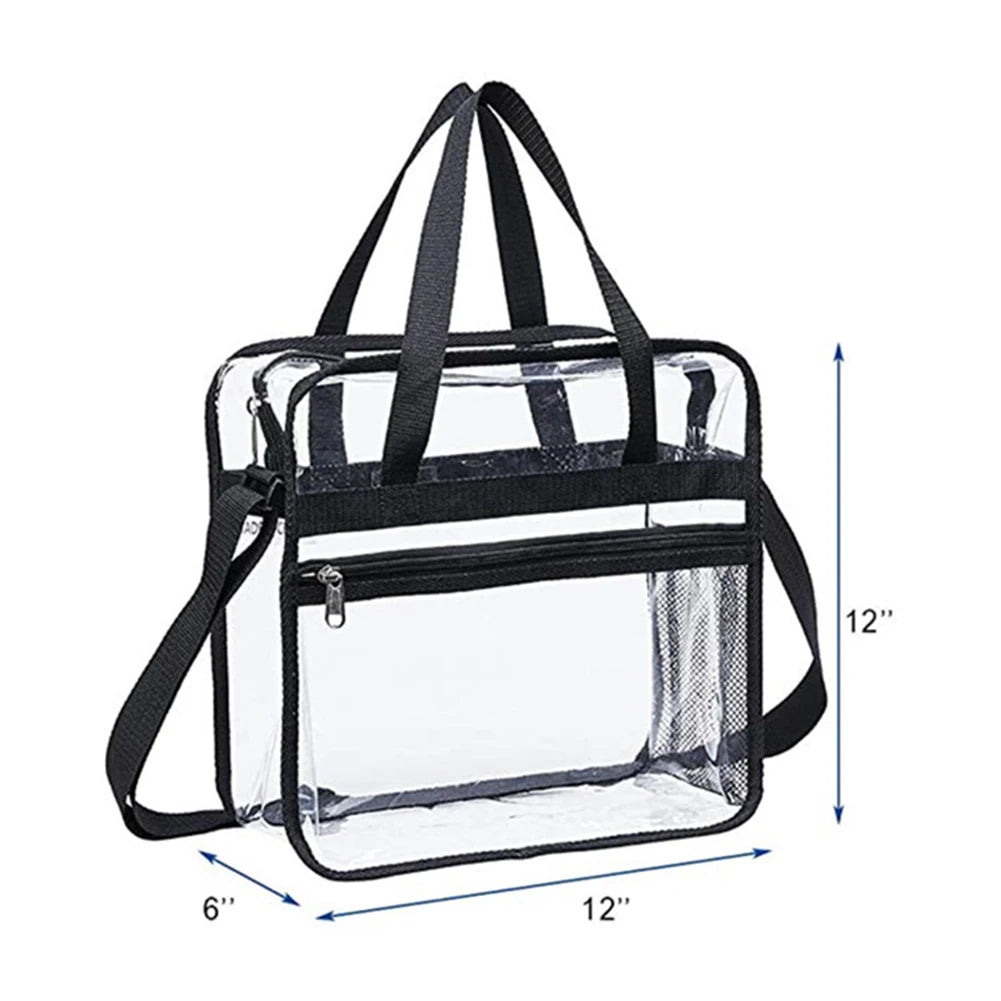 Shunmaii Portable Transparent Waterproof Crossbody Cosmetic Organizer