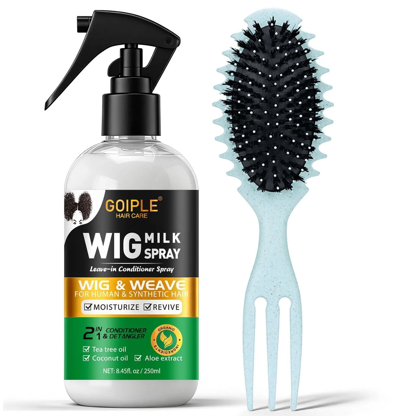 Wig Milk Spray And Shampoo Care Solution For Synthetic Wigs