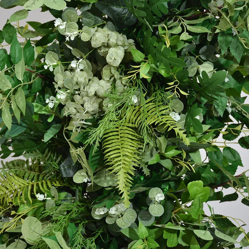 180Cm Artificial Cow Horn Flower & Green Plant Arrangement – Ideal for Proposal Scene, Wedding Arch Decor & Stunning Background