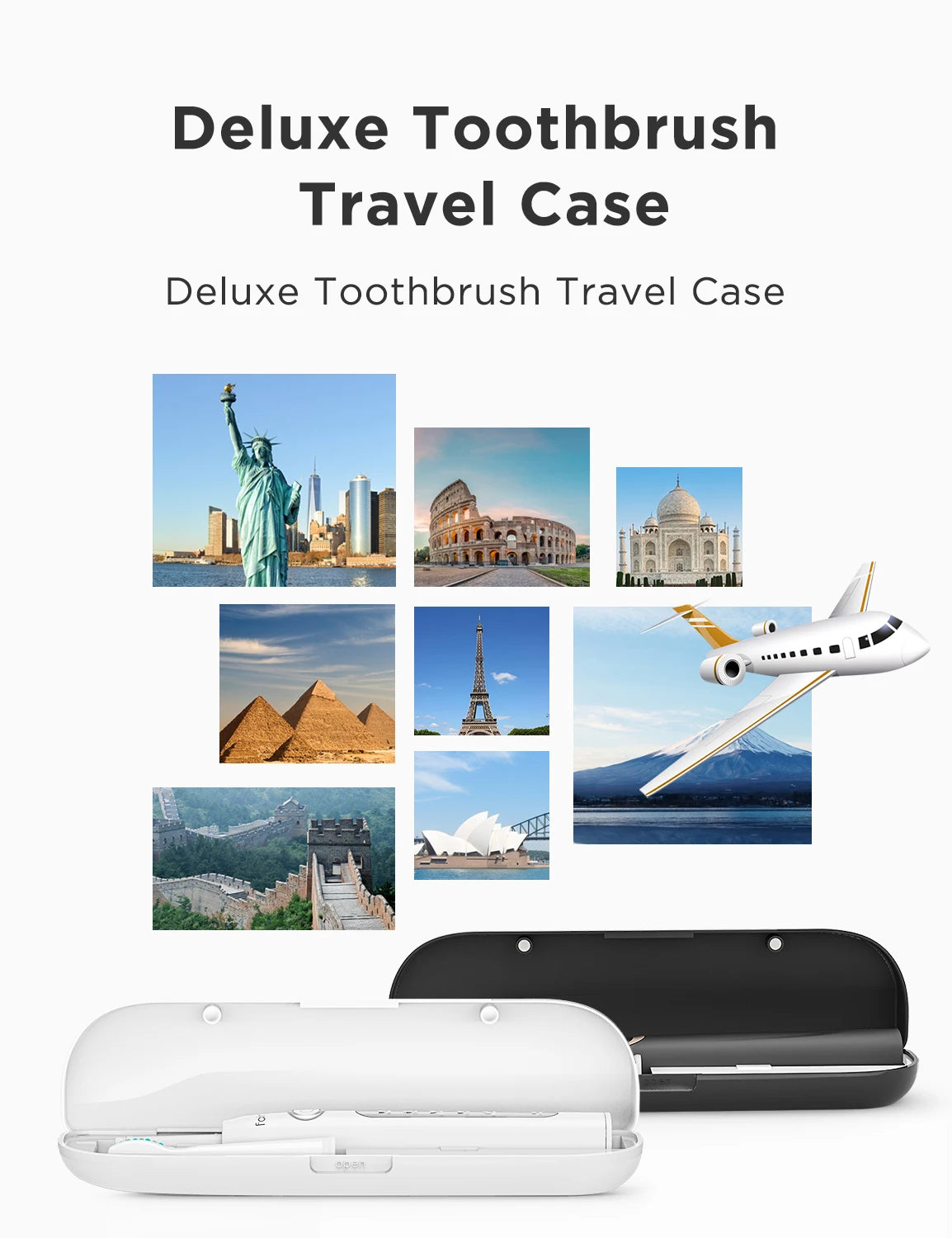 Fairywill Sonic Electric Toothbrush FW-D7 With USB Charge Case 5-Mode