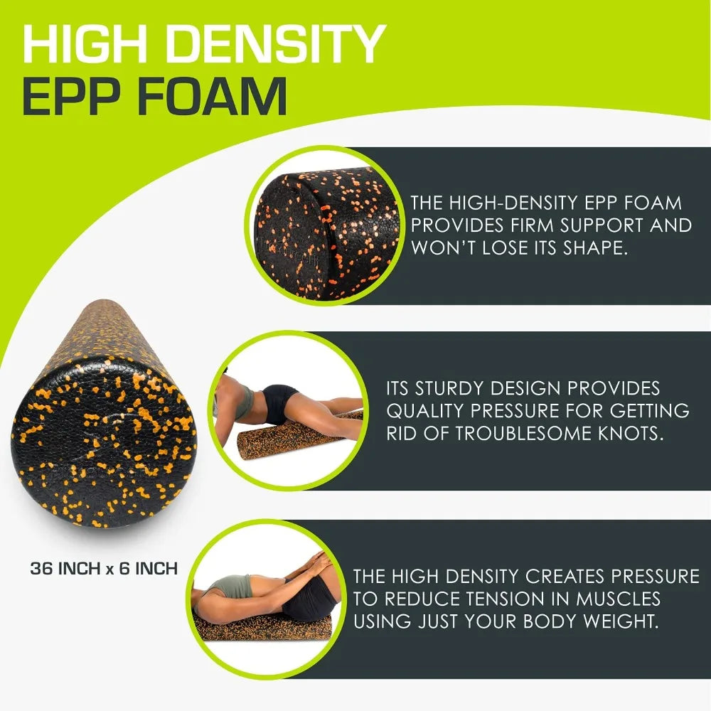 High Density Foam Rollers For Full Body Muscle Recovery